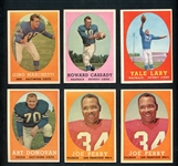 1958 Topps Football Group of 26 Including Stars & HOFers