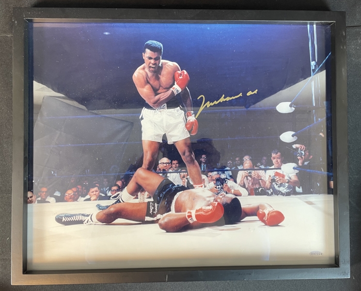 Muhammad Ali Signed and Framed 16x20 Photo Steiner