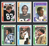 1978 Topps Football Partial Set Of 428/528 With 850 Total Cards Including Stars & HOFers
