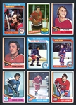 1970s Topps Hockey Shoebox Collection of over 250 cards