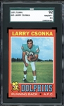 1971 Topps #45 Larry Csonka SGC 8.5 NM-MT+