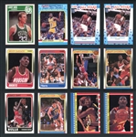 1987-1989 Fleer Basketball Group Of Twenty-Seven (27) Hall Of Famers