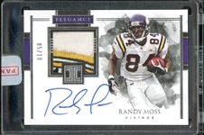 2018 Panini Impeccable Elegance Gold Patch Auto (5/10) #ERP-RM Randy Moss