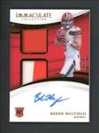 2018 Panini Immaculate Signature Rookie Patch (93/99) #IS-BM Baker Mayfield 