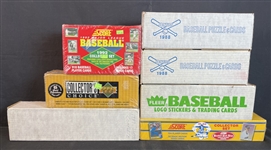 1987-94 Group of (7) Baseball Factory and Complete Sets