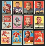 1956-61 Topps Football Group Of Forty-Five (45) Cards With HOFers & Stars