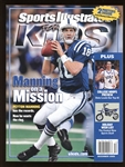 December 2005 Sports Illustrated For Kids Magazine With Peyton Manning Cover