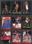 1994-99 Michael Jordan Upper Deck Oversized Card Lot Of 9