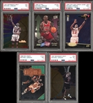 1996-98 Michael Jordan Group Of Five (5) All PSA Graded