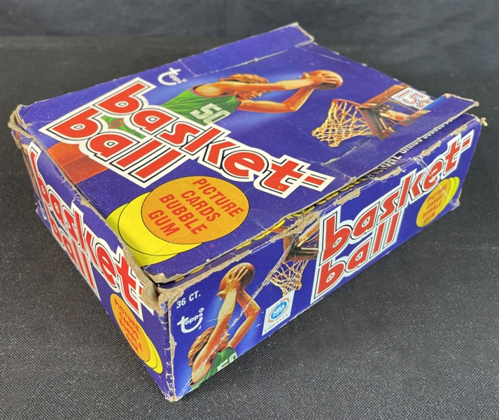 1978 Topps Basketball Lot of (28) Packs With Display Box