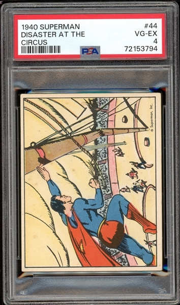 1940 Superman #44 Disaster At The Circus PSA 4 VG-EX