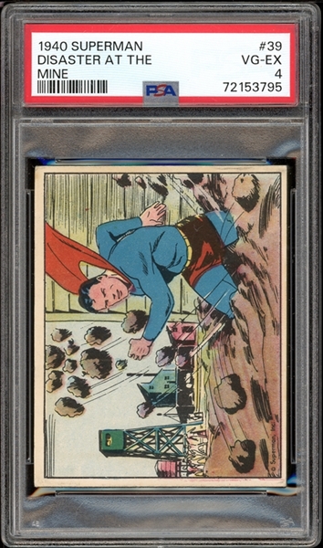 1940 Superman #39 Disaster At The Mines PSA 4 VG-EX
