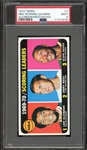1970 Topps #1 NBA Scoring Leaders (Alcindor/West/Hayes) PSA 9 MINT