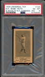 1925 Universal Toy & Novelty (W-504) #123 G. H. "Babe" Ruth NY Yankees Hand Cut PSA 6 EX-MT