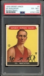 1933 Sport Kings #5 Ed Wachter Basketball PSA 6.5 EX-MT+