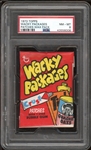 1973 Topps Wacky Packages Patches Wax Pack PSA 8 NM-MT