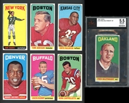 1965 Topps Football Lot Of 40 Cards With Biletnikoff (R)