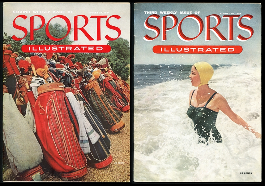 1954 Second And Third Issue Of Sports Illustrated