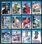 Exceptional 1987 Fleer Baseball Complete Set With Every Card Autographed JSA