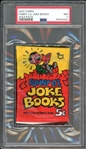 1970 Topps Funny LiL Joke Books Wax Pack PSA 7 NM