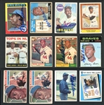 Exceptional Signed Hank Aaron Lot Of 32 Cards JSA Certified 