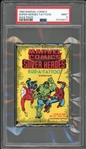 1980 Marvel Comics Super Heroes Tattoos Wax Pack PSA 9 MINT