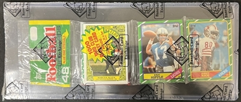 1986 Topps Unopened Rack Pack with Rice Rookie BBCE Authenticated 