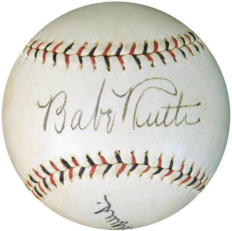 Signed Babe Ruth Ball